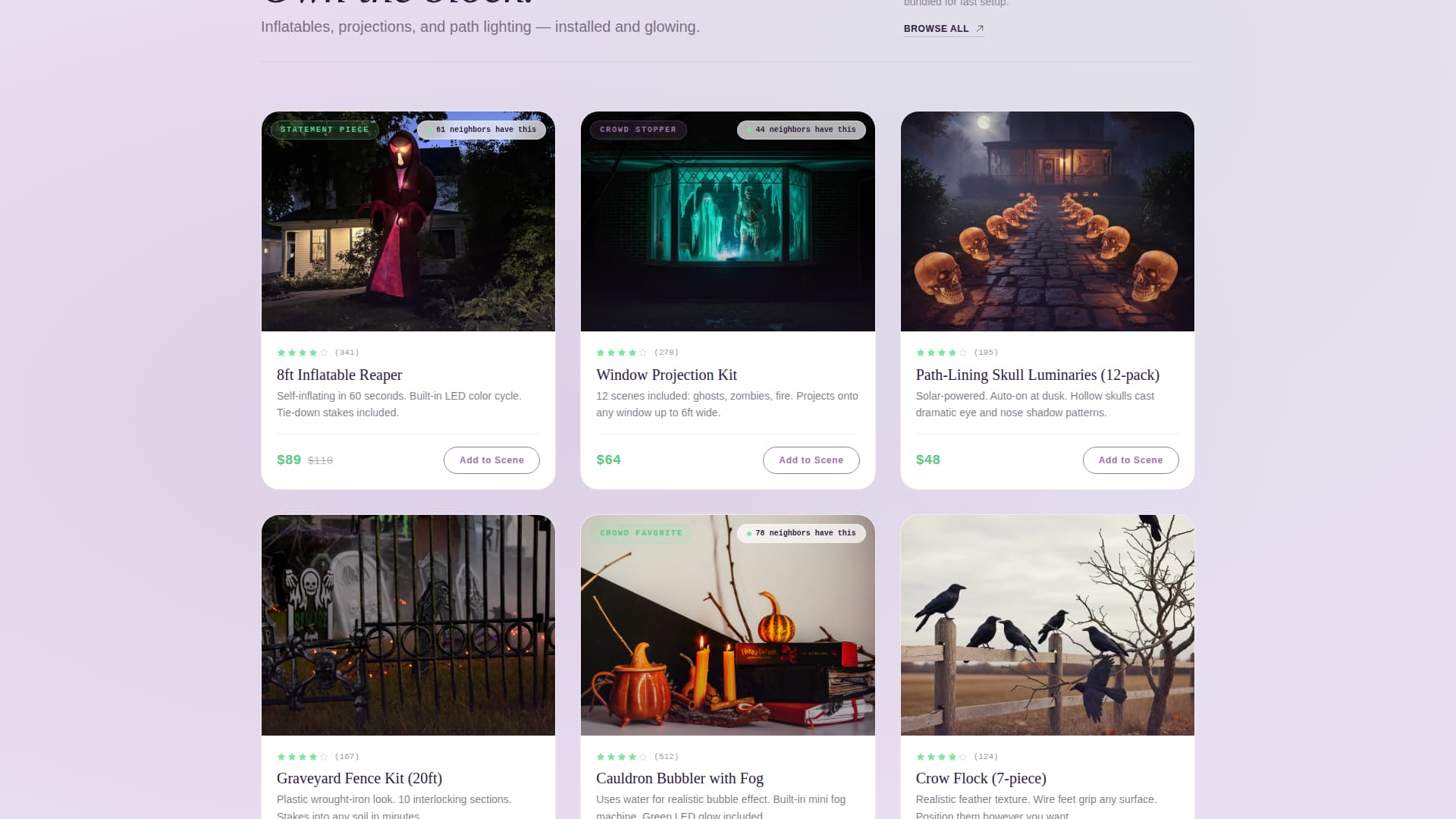 Halloween Business Professional Website Template