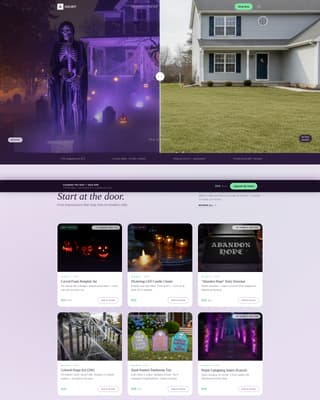 Halloween Business Professional Website Template
