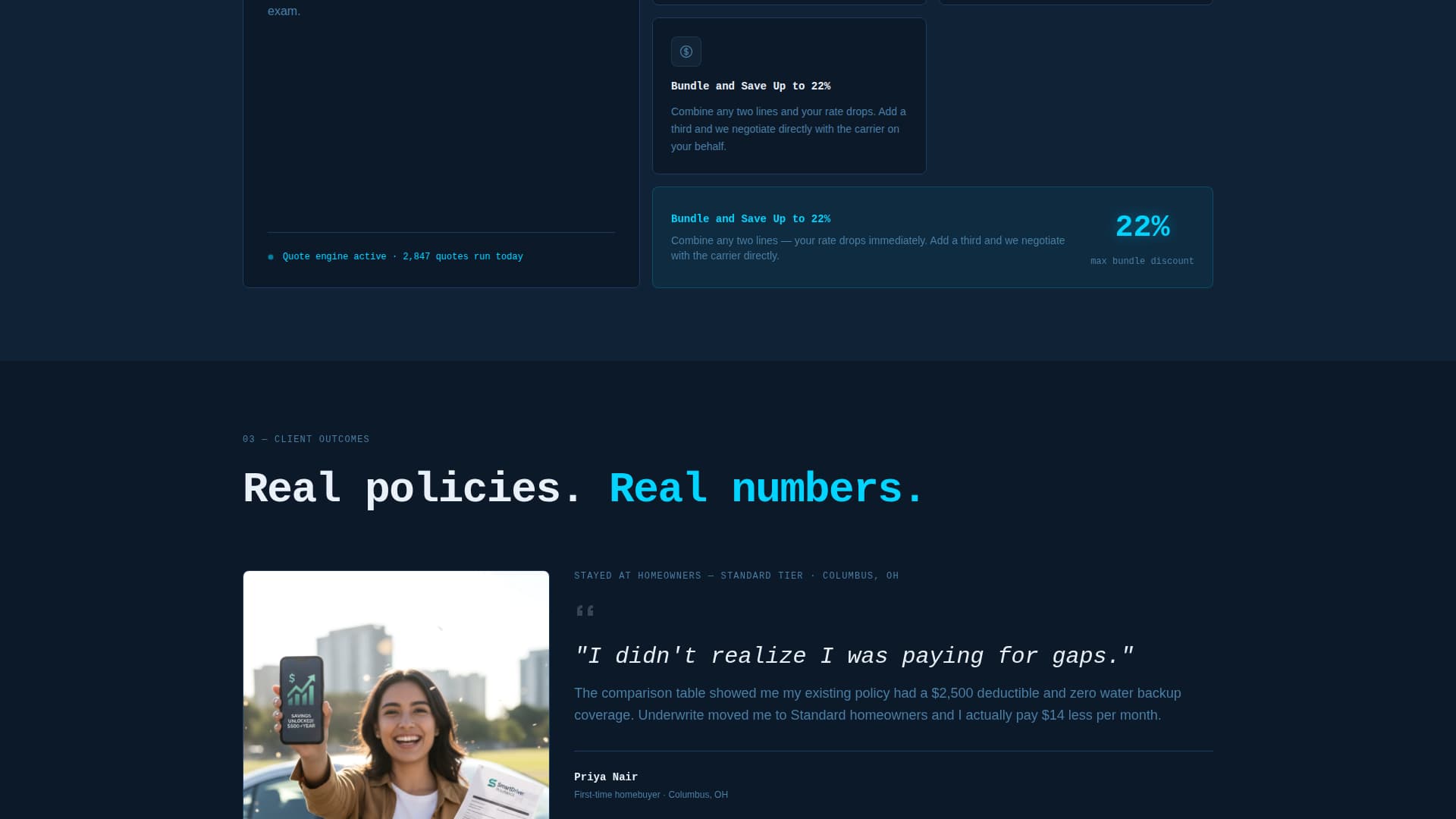 Ignite — Dynamic Coverage Solutions Landing Page Template