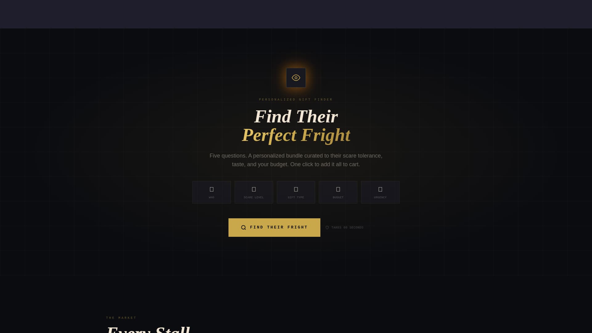 Haunt — Immersive Seasonal Attraction Landing Page Template
