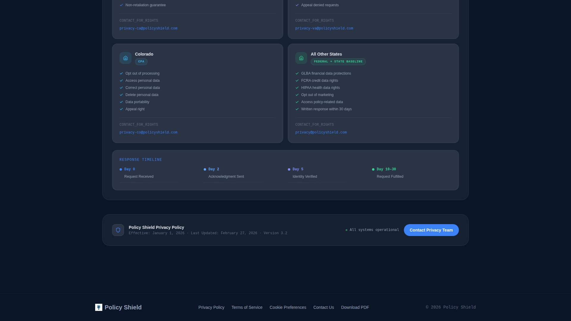 Shield - Transparent Insurance Landing Page Template