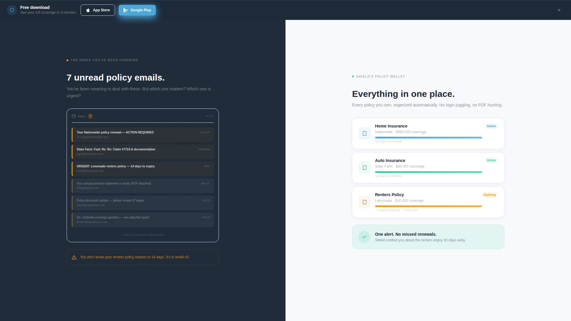 Shield - Claritydriven Insurance Landing Page Template