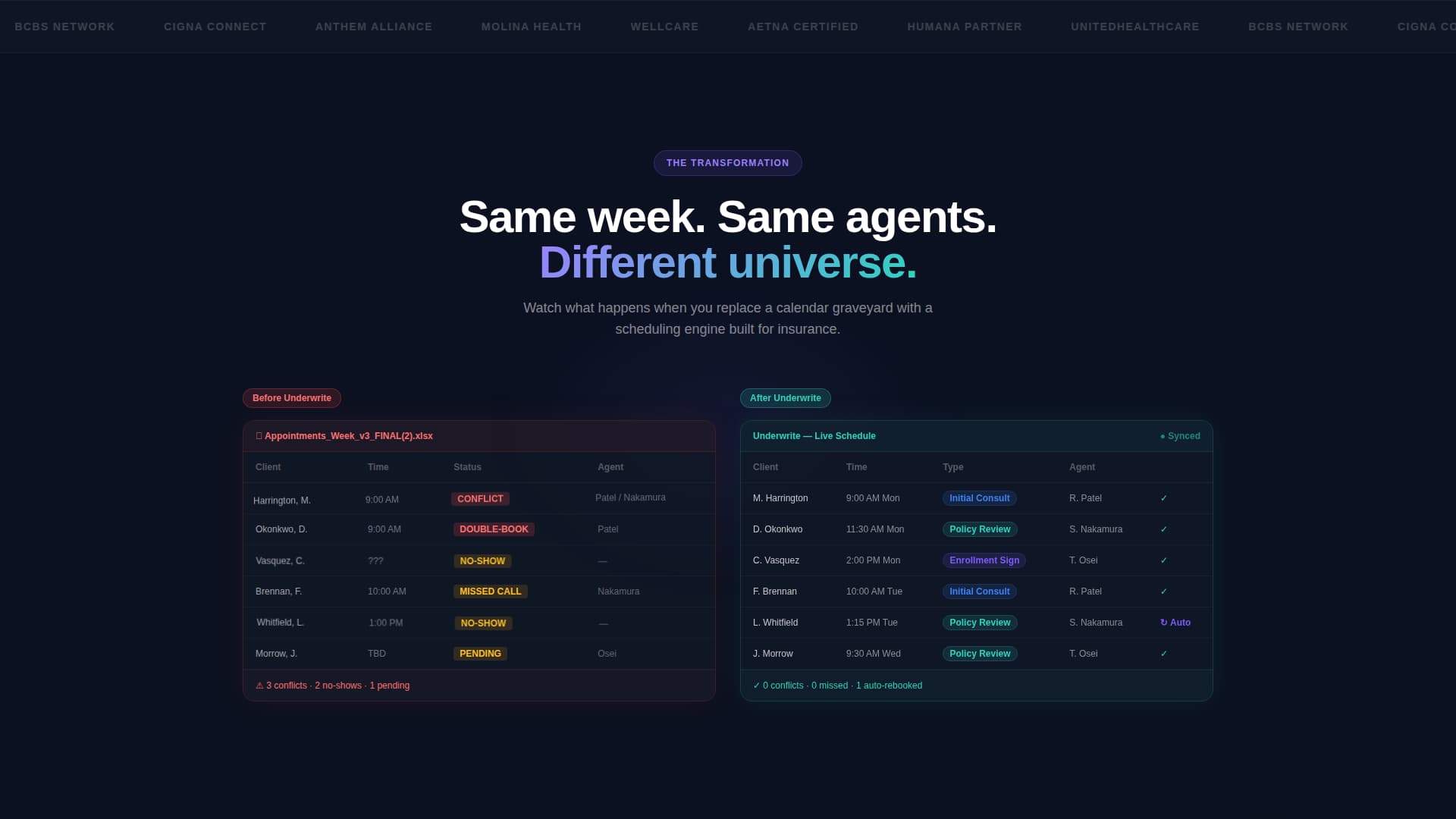 Underwrite - Streamlined Insurance Landing Page Template