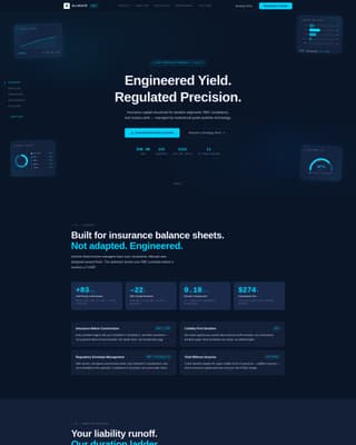 Allocate - Precision Insurance Landing Page Template