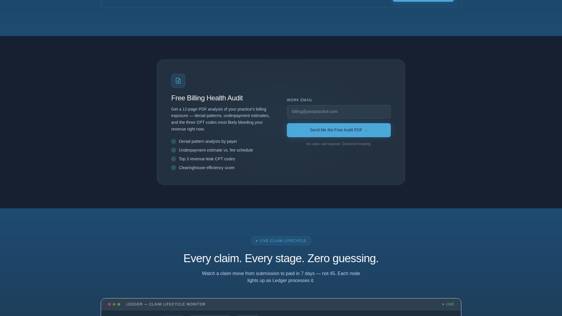 Journal — Streamlined Accounting Ledger Landing Page Template