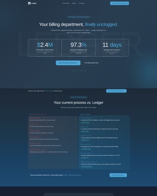 Journal — Streamlined Accounting Ledger Landing Page Template