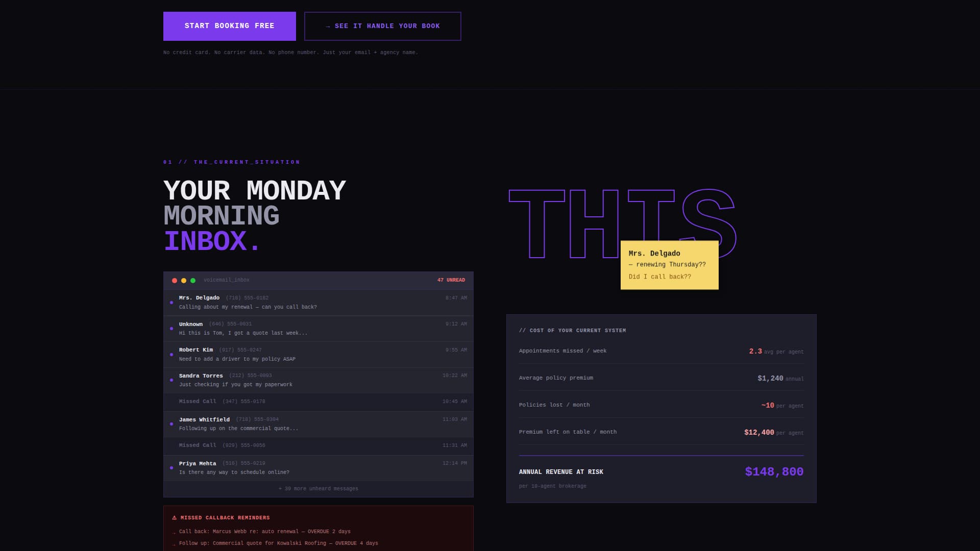 Underwrite - Ruthless Insurance Landing Page Template