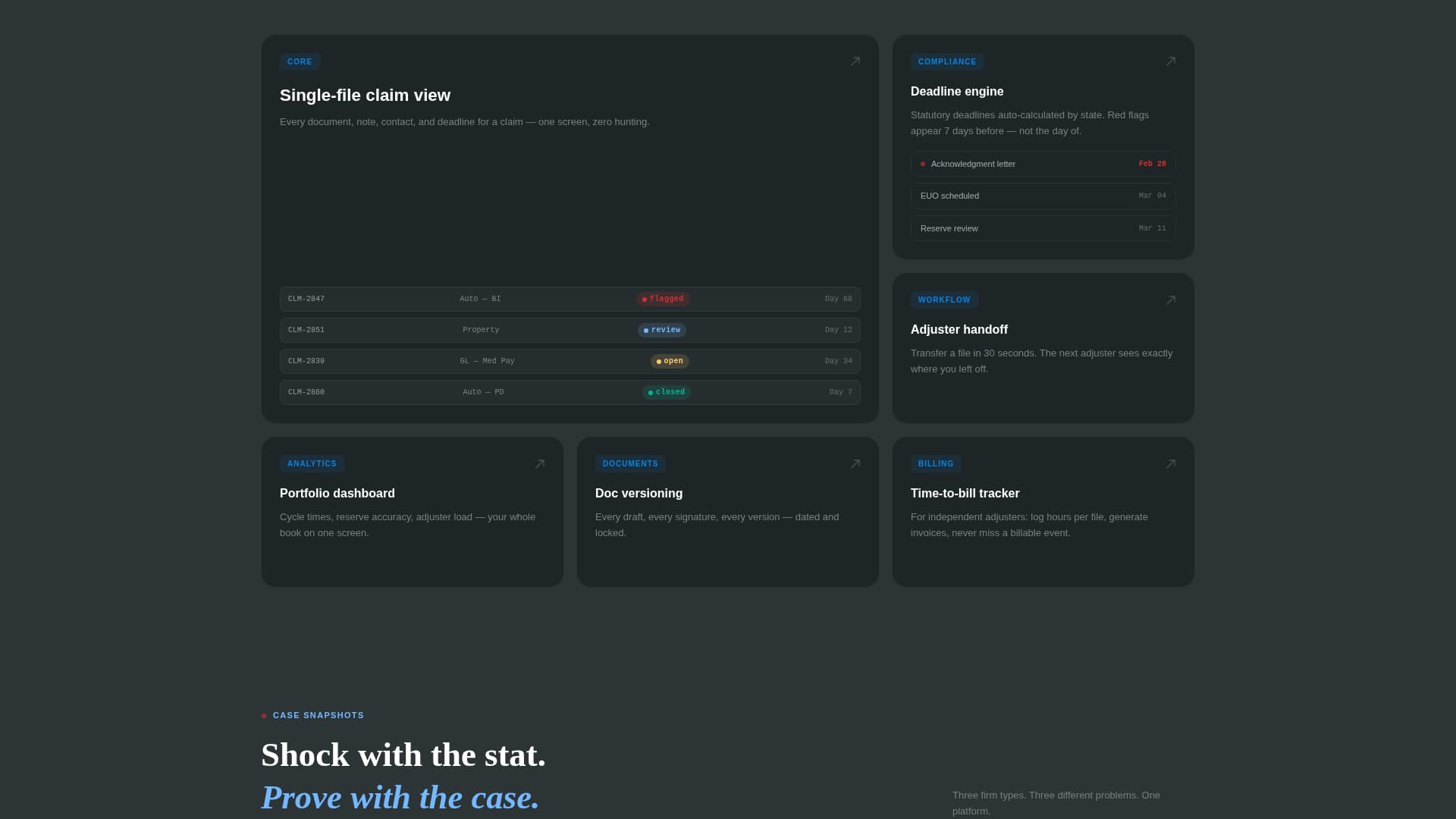 Assess — Dynamic Claims Adjuster Landing Page Template