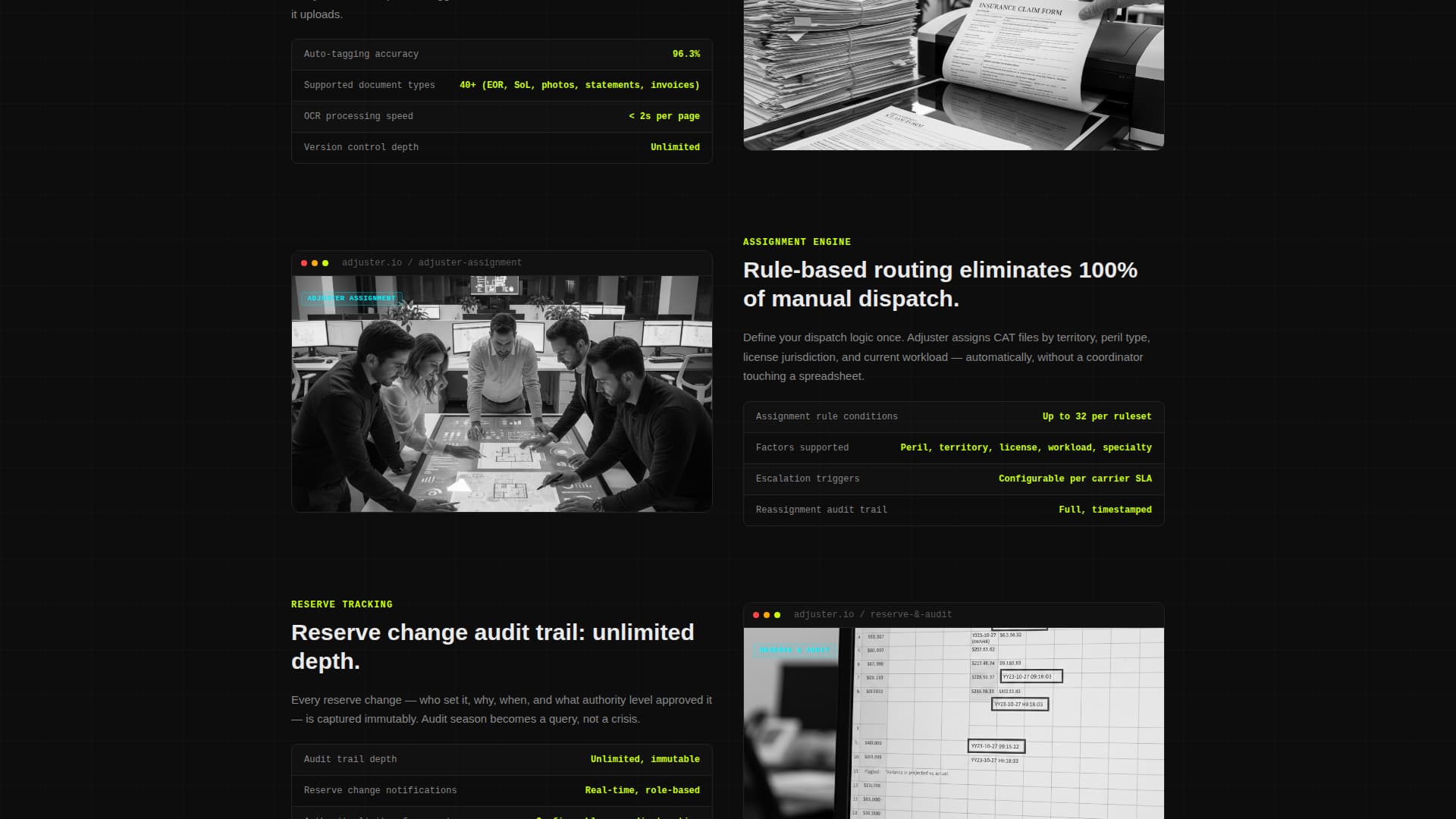 Evaluate — Expert Claims Processing Landing Page Template