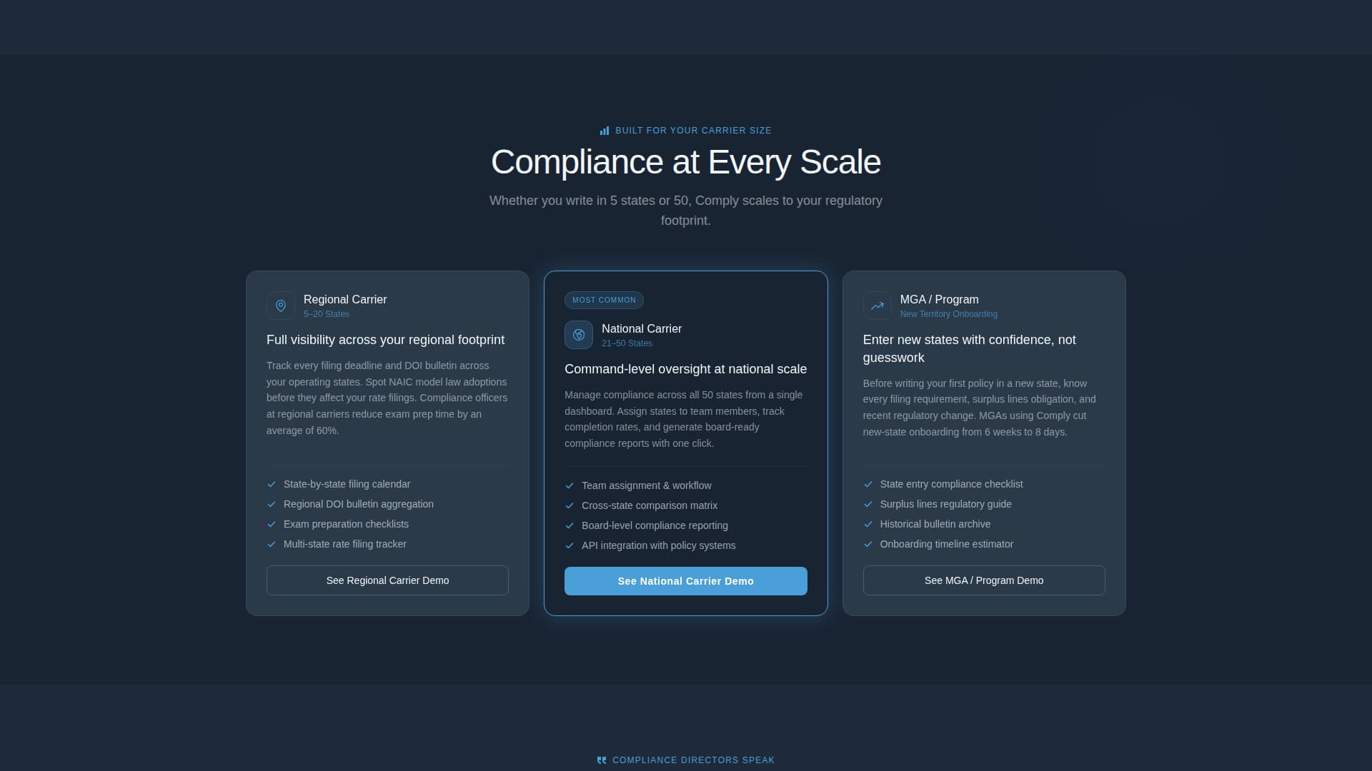 Comply - Powerful Insurancecompliance Landing Page Template