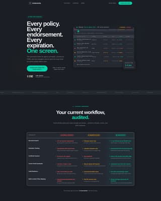 Optimize — Powerful Insurance Administration Landing Page Template