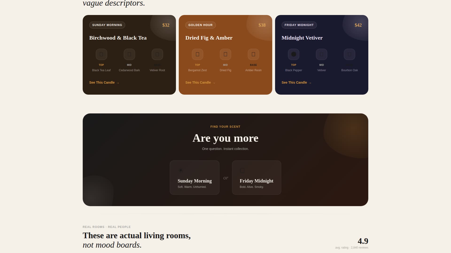 Niche & Artisan Products Pricing Website Template