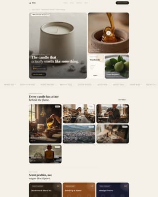 Niche & Artisan Products Pricing Website Template