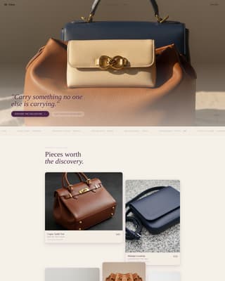 Jewelry & Accessories Store Blog Website Template