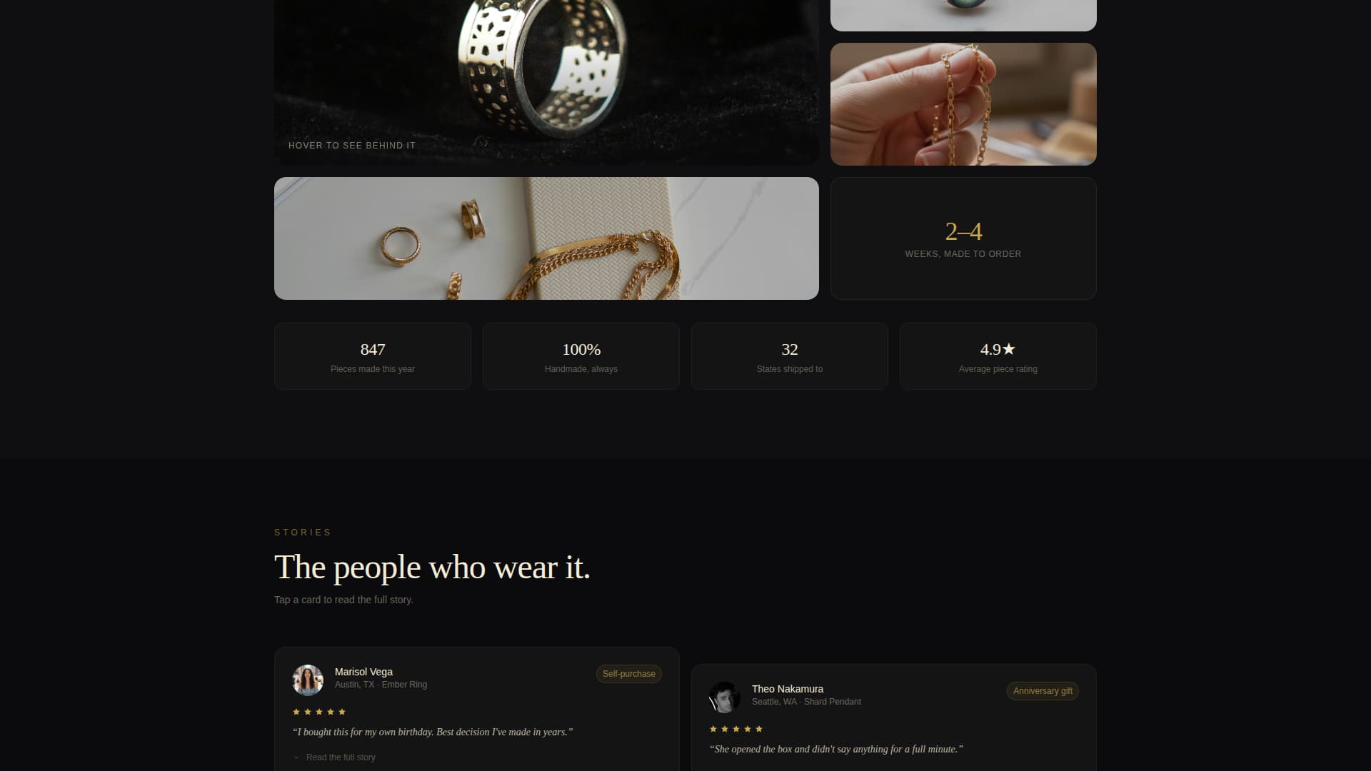 Jewelry & Accessories Store Professional Website Template