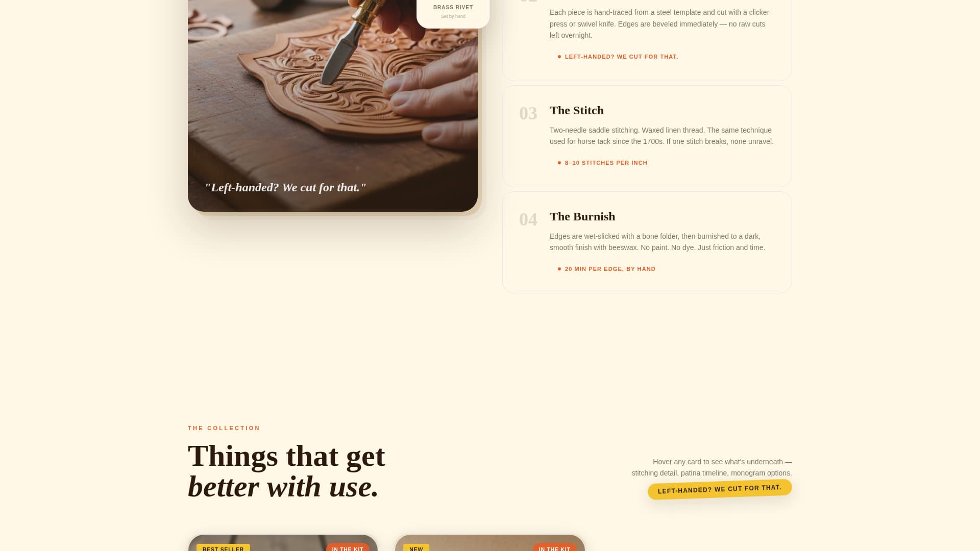 Niche & Artisan Products Professional Website Template