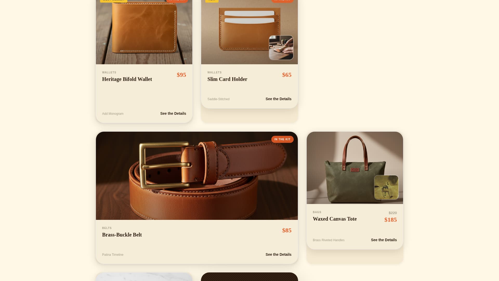 Niche & Artisan Products Professional Website Template