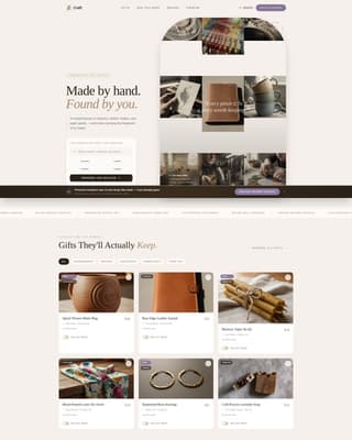 Marketplace & Multi-Vendor Professional Website Template