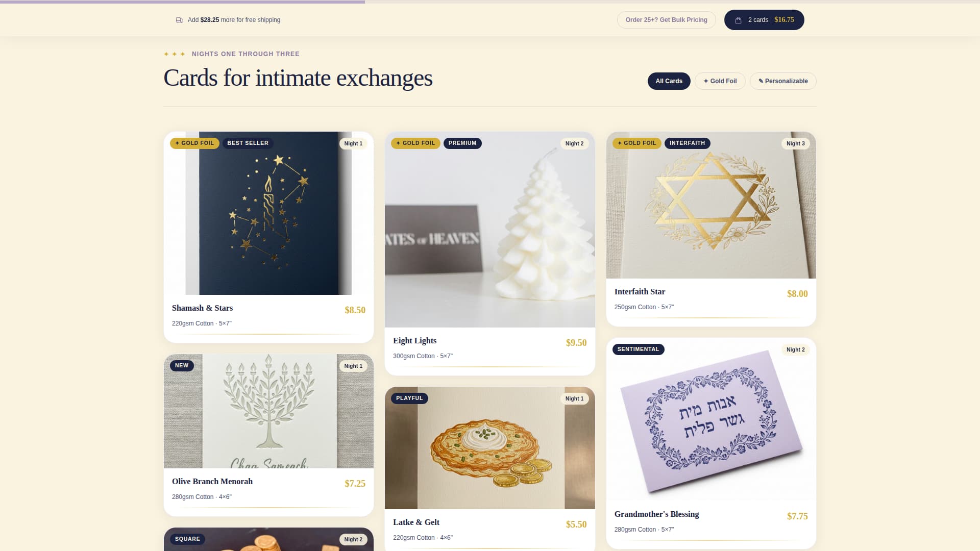Dreidel - Elegant Hanukkah Landing Page Template