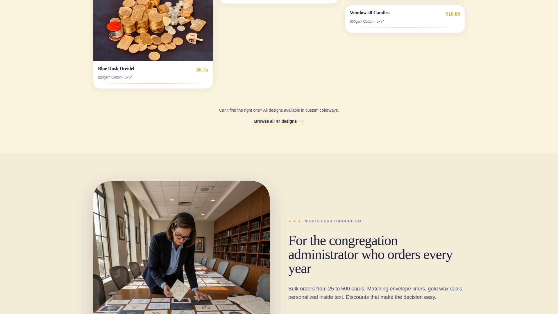 Dreidel - Elegant Hanukkah Landing Page Template