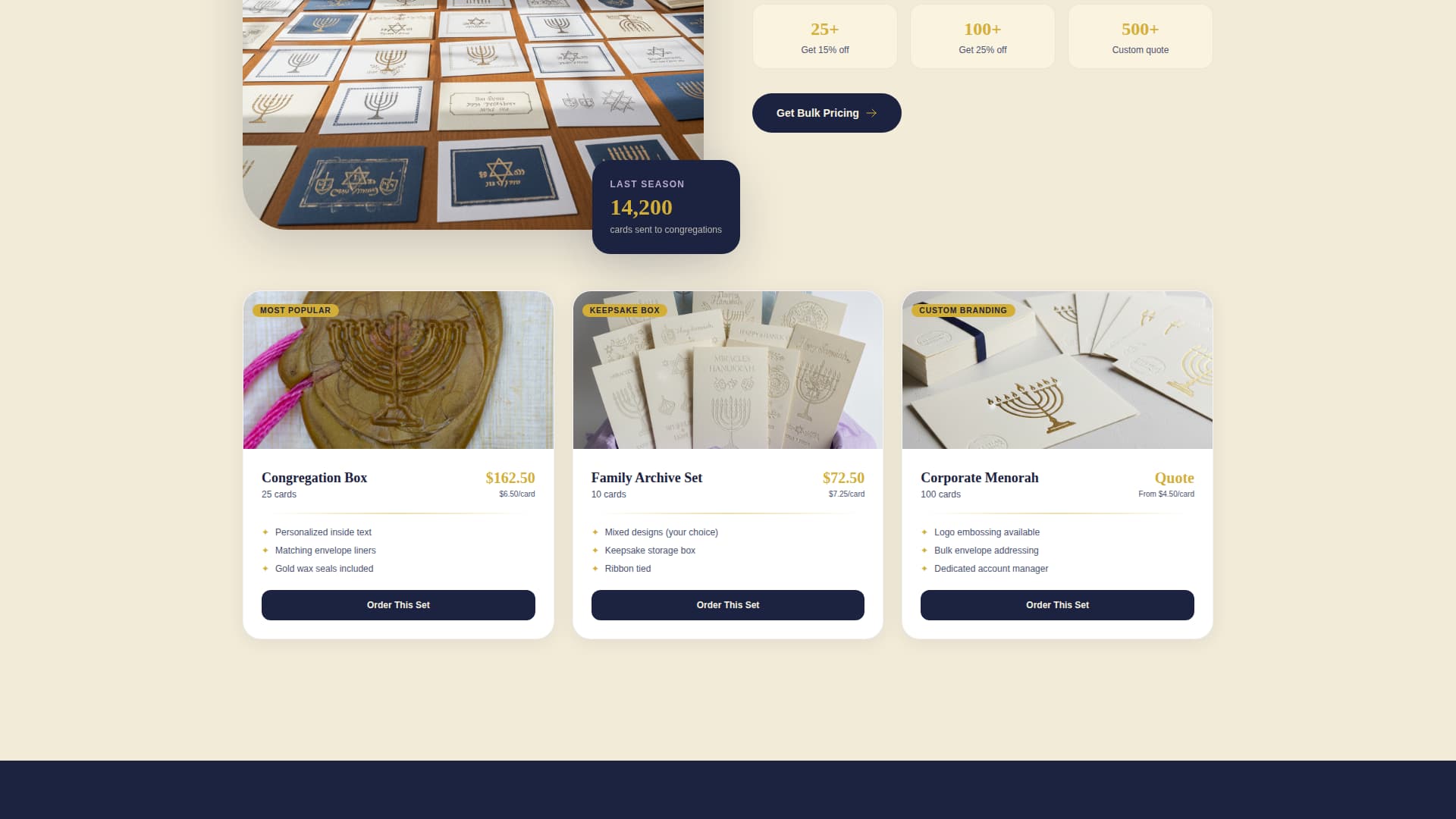 Dreidel - Elegant Hanukkah Landing Page Template