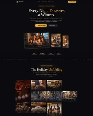 Menorah - Radiant Photography Landing Page Template