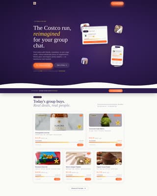 Pooled - Bold Wellness Landing Page Template