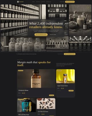Health & Wellness E-Commerce Professional Website Template