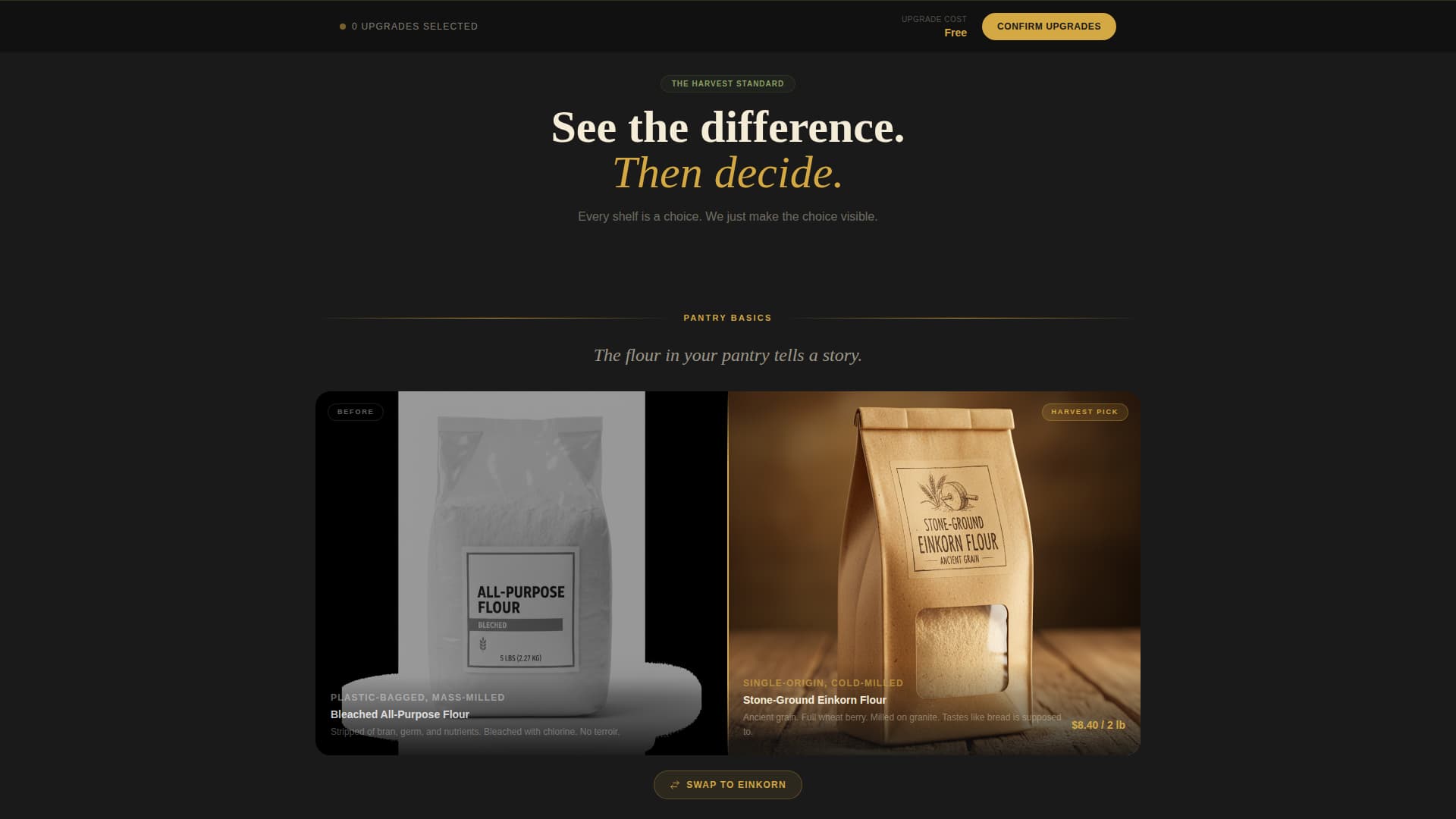 Grocery & Food Store Specialist Professional Website Template