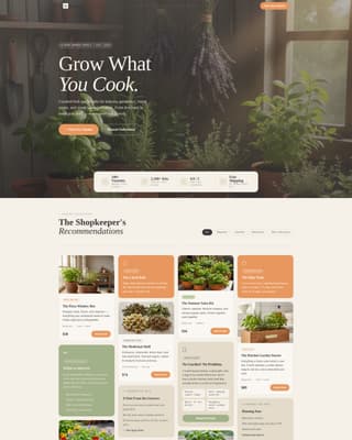 Hobby & Passion Supplies Specialist Professional Website Template