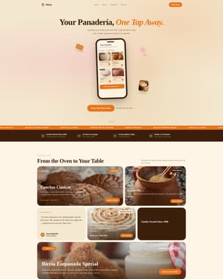 Hispanic-Owned Business Professional Website Template