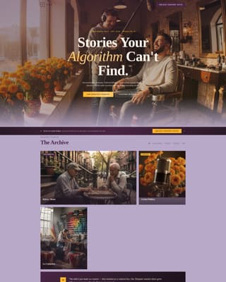 Voz - Authentic Latinomedia Landing Page Template