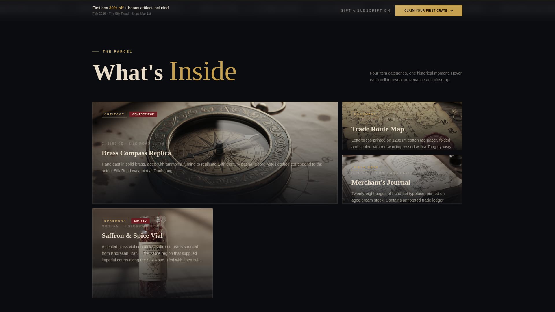 Relic - Captivating Heritage Landing Page Template