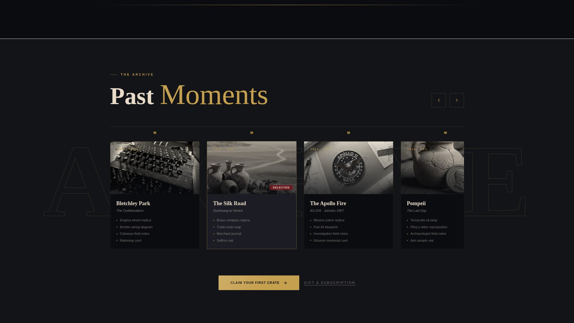 Relic - Captivating Heritage Landing Page Template