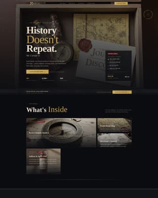 Relic - Captivating Heritage Landing Page Template