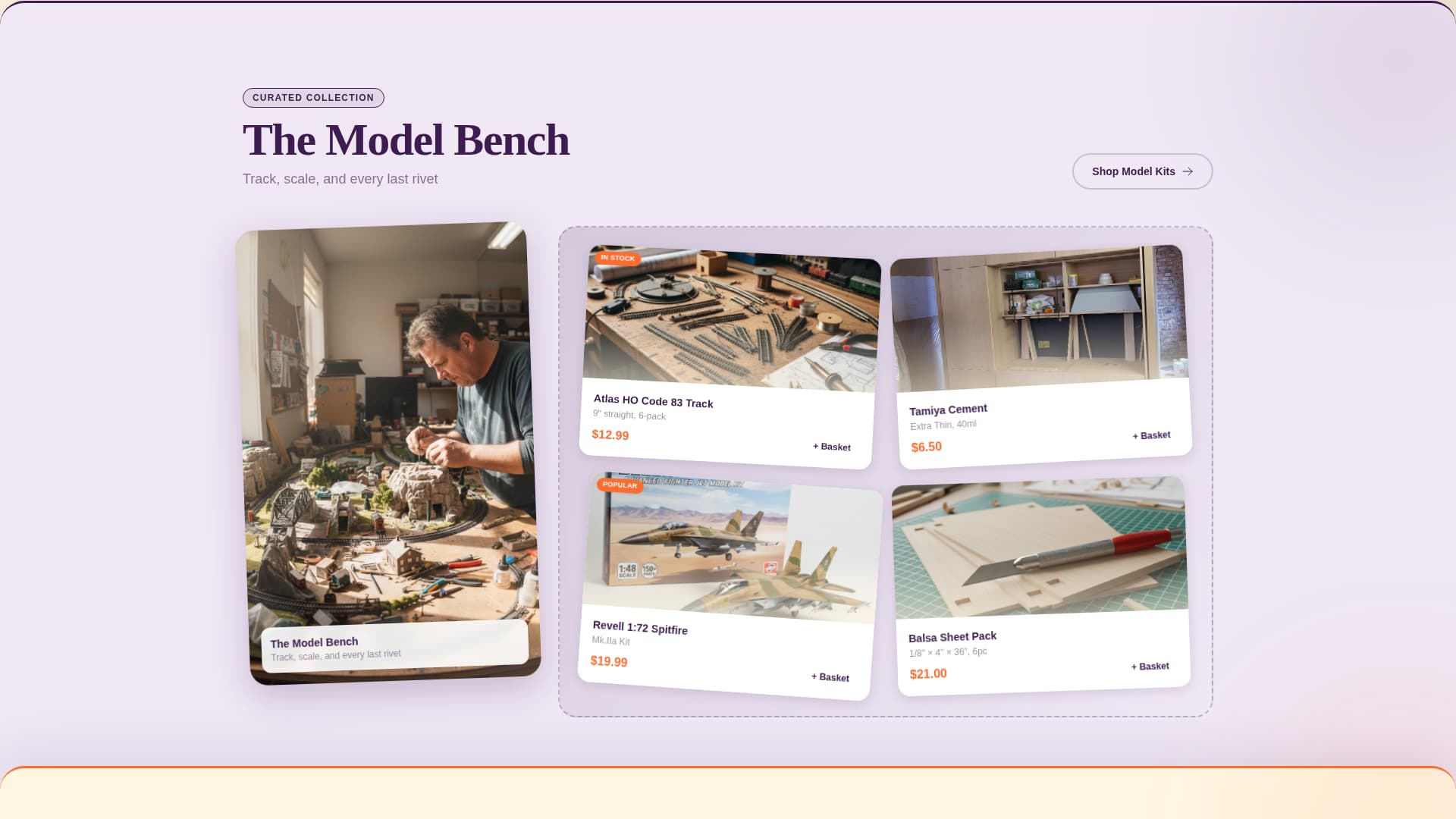 Tinker — Inventive Maker Supplies Landing Page Template