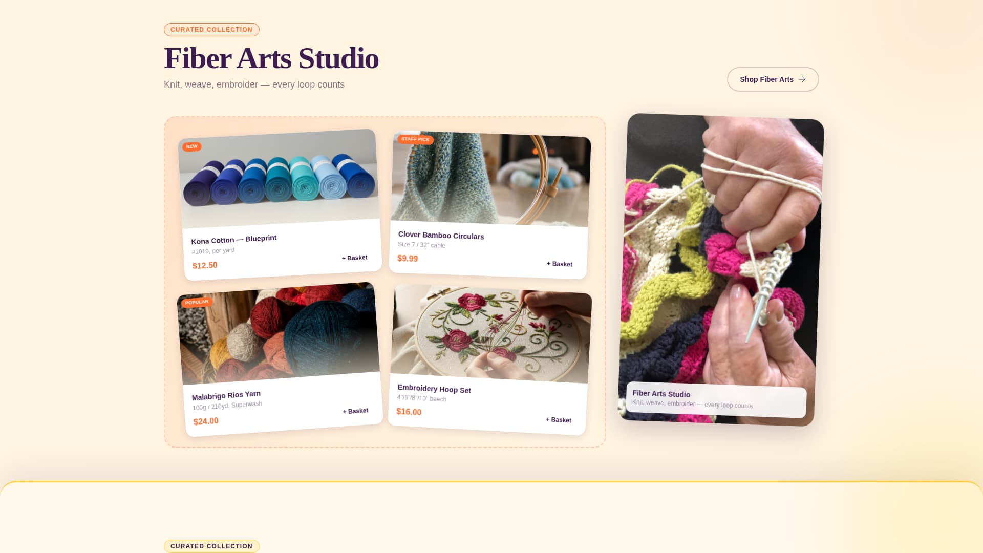 Tinker — Inventive Maker Supplies Landing Page Template