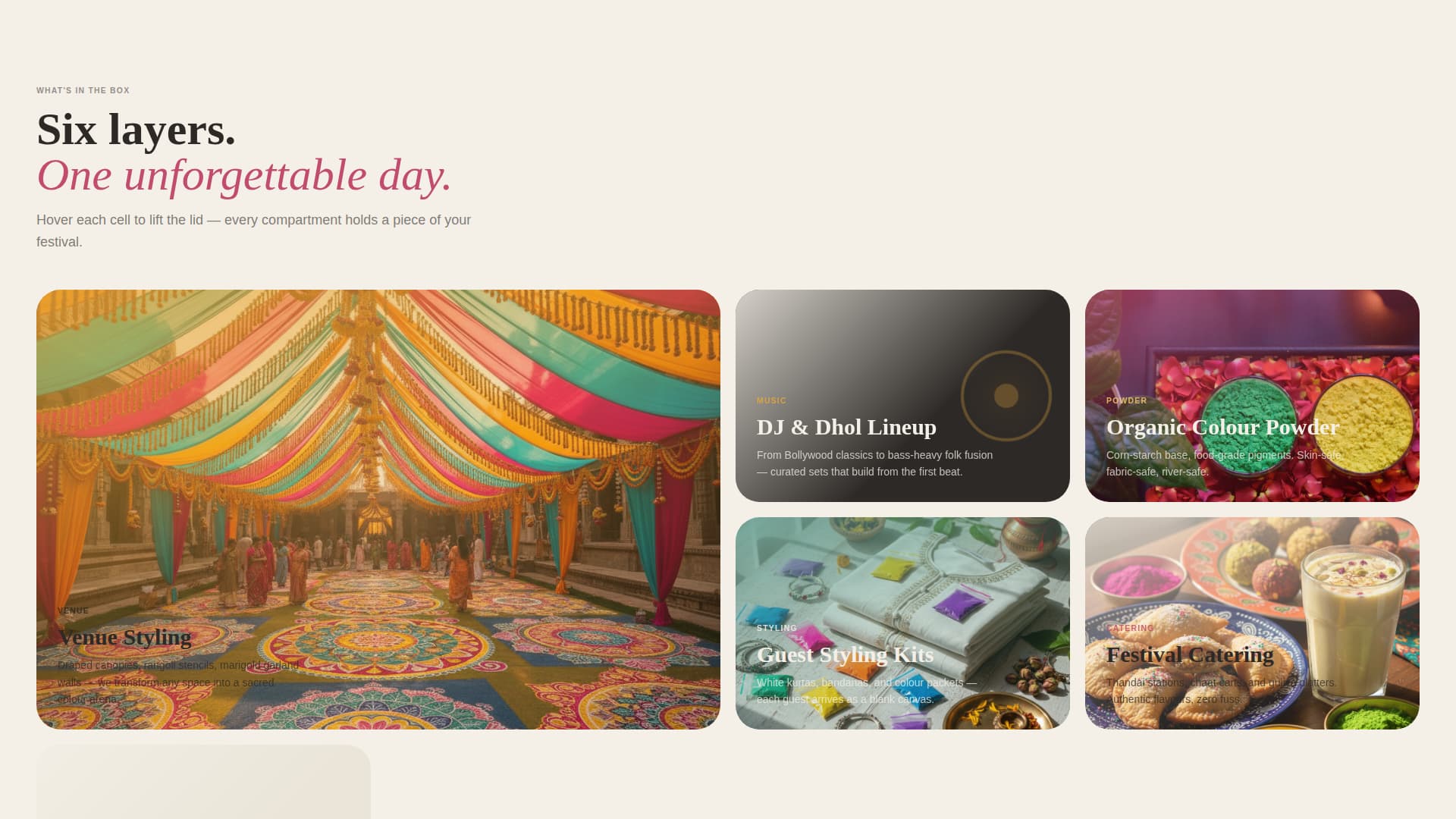 Gulaal - Vibrant Festival Landing Page Template