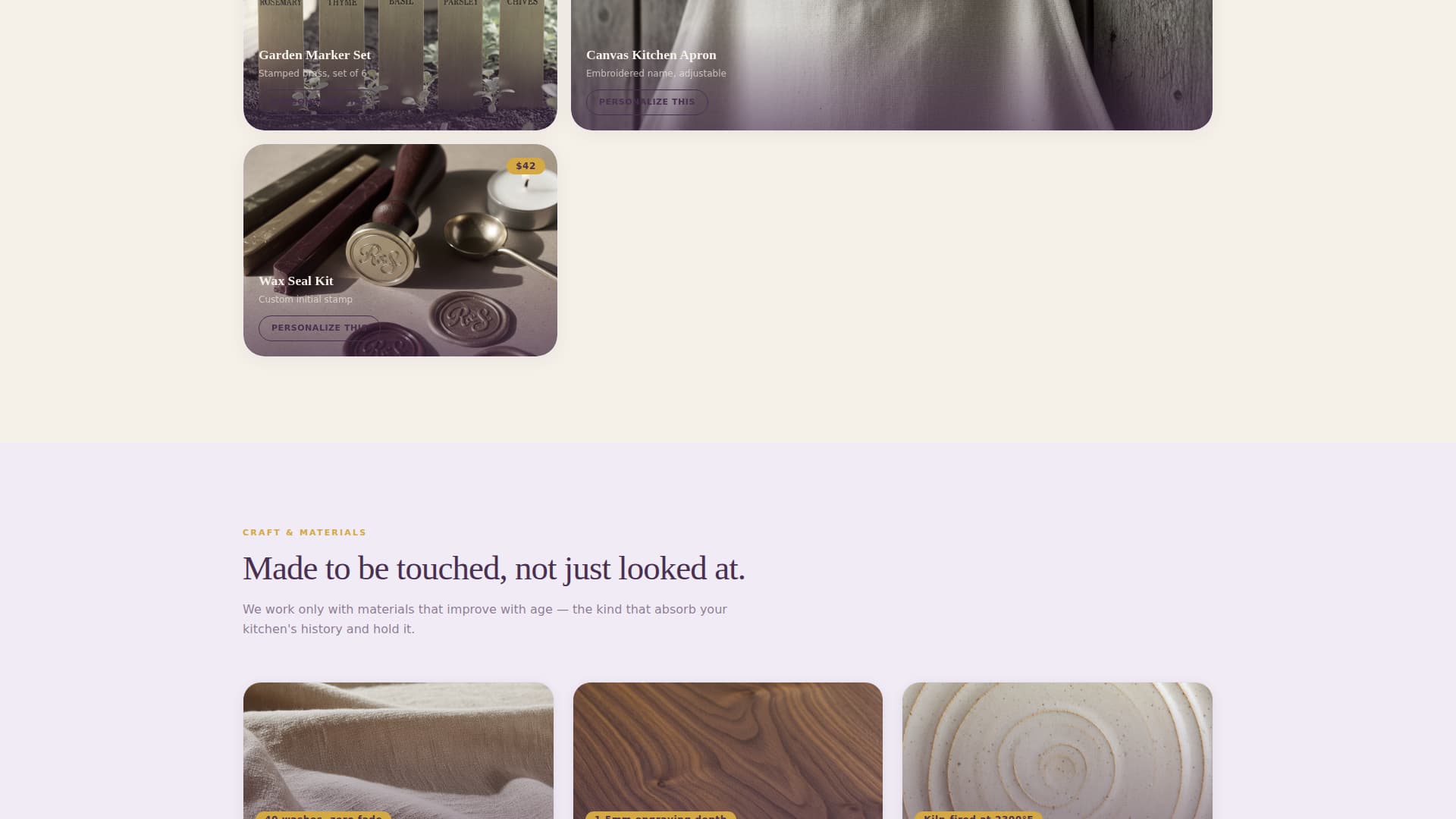 Monogram - Personalized Home Landing Page Template