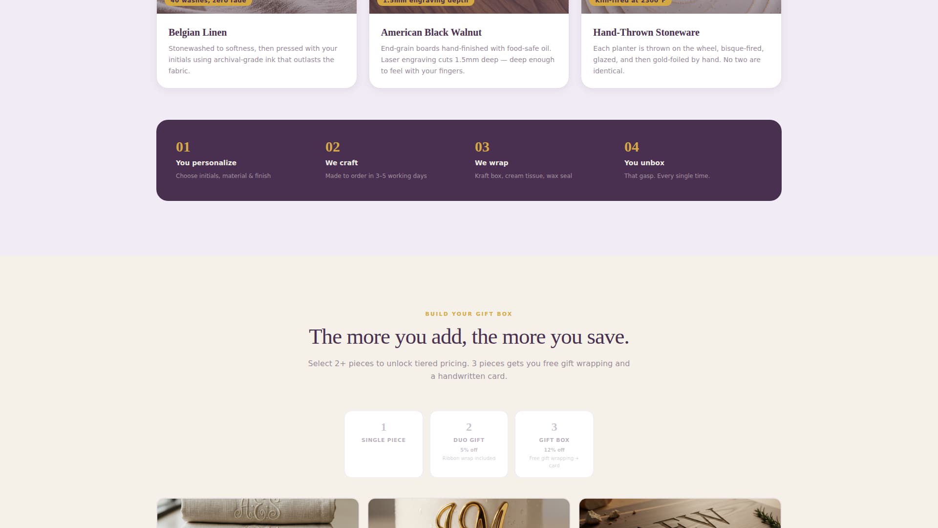 Monogram - Personalized Home Landing Page Template