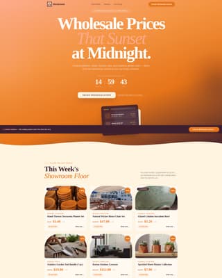 Stockroom - Wholesale Home Garden Landing Page Template