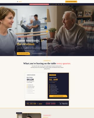Hearth - Premium Franchise Landing Page Template