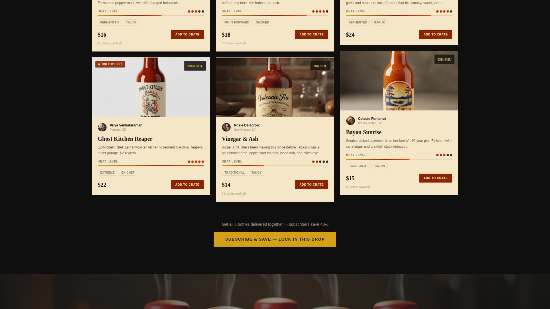 Capsaicin - Fiery Subscription Landing Page Template
