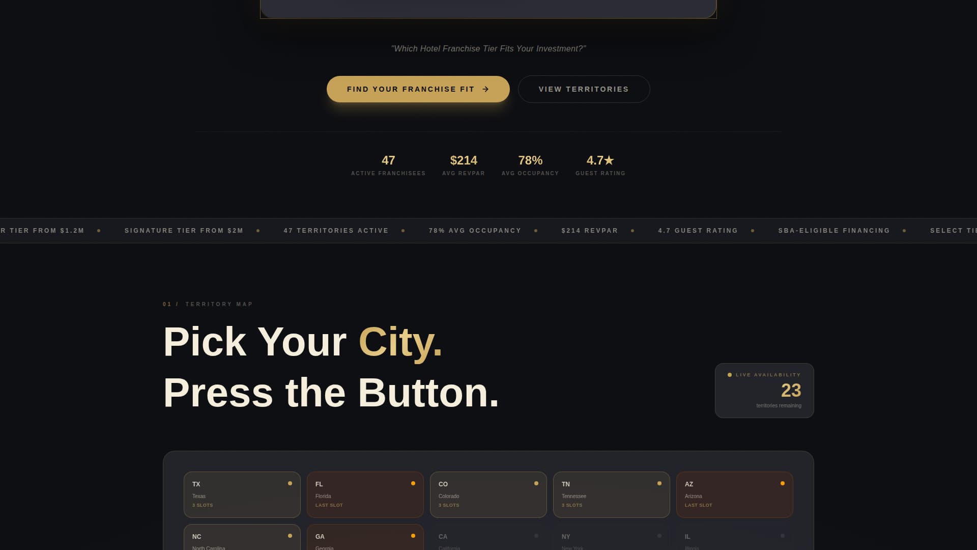 Reserve - Prestigious Hotel Franchise Landing Page Template