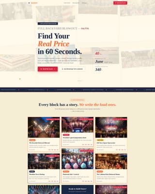 Sparkler - Bold Independence Day Landing Page Template
