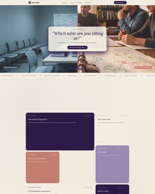 Sovereign - Transformative Governance Landing Page Template