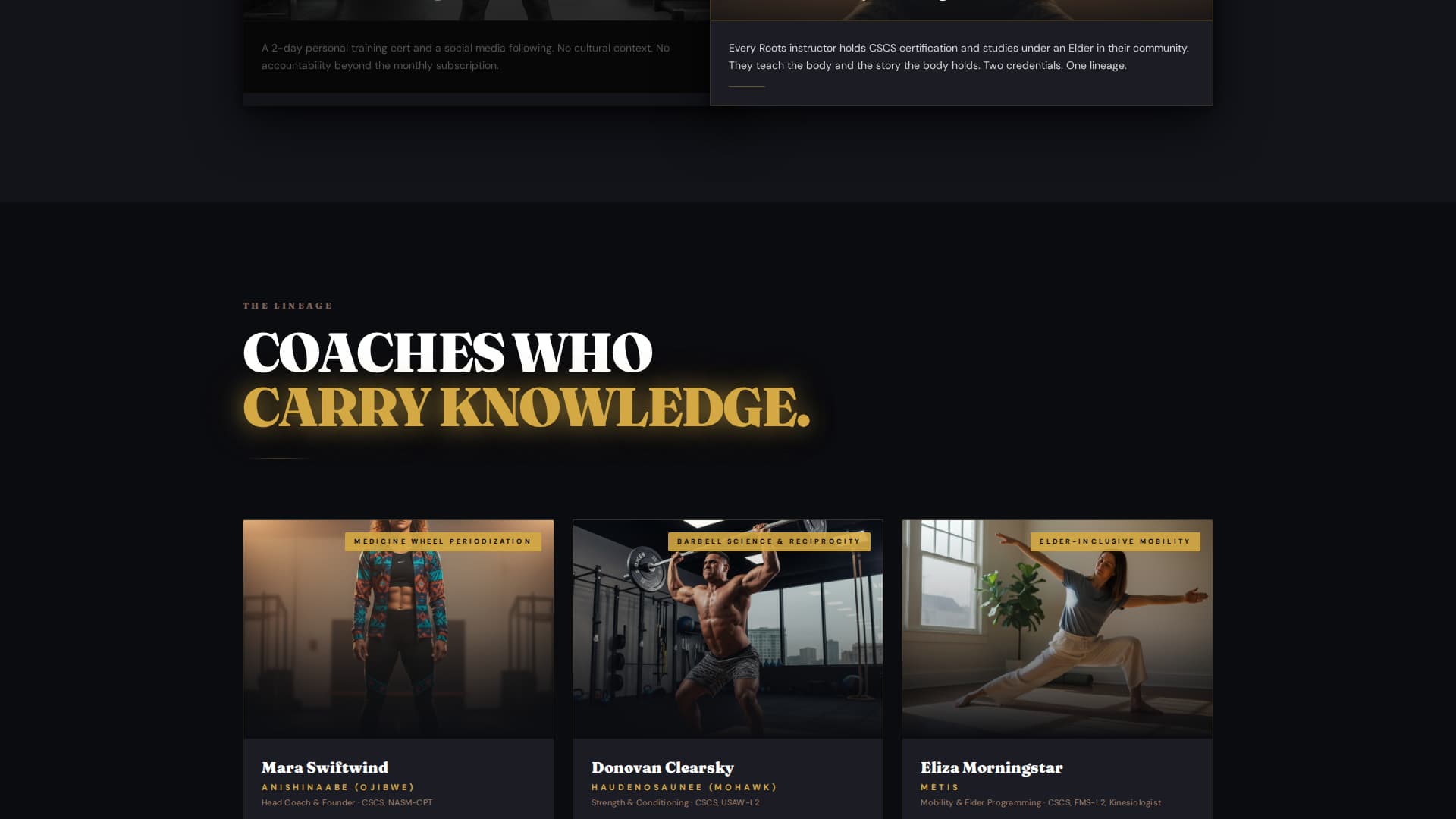 Roots - Powerful Indigenousowned Landing Page Template