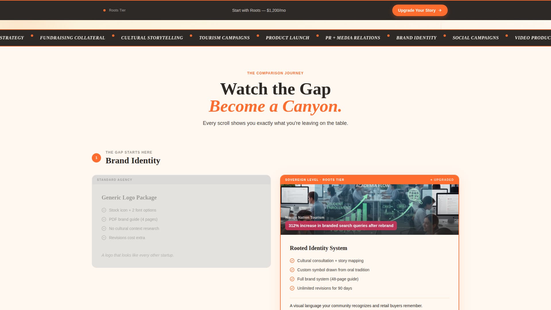 Sovereign - Bold Indigenous Landing Page Template