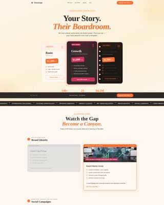 Sovereign - Bold Indigenous Landing Page Template