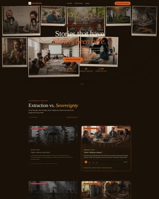 Indigenous-Owned Business Professional Website Template
